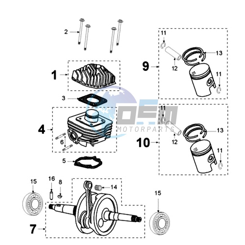 CRANKSHAFT IAE ALU