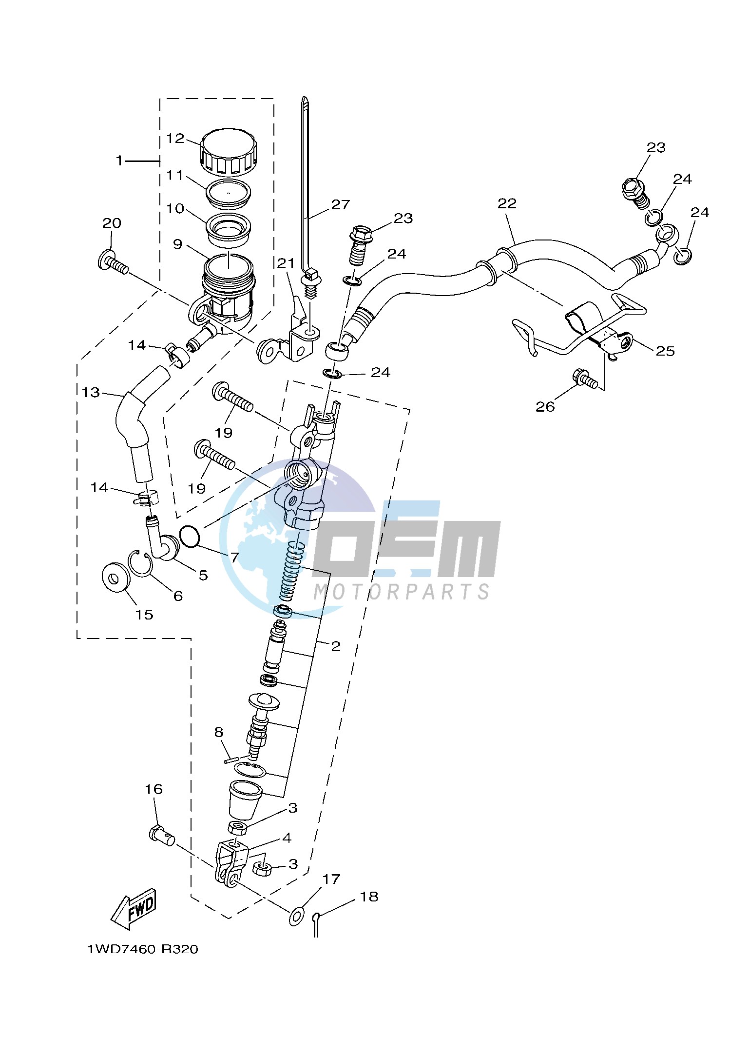 REAR MASTER CYLINDER