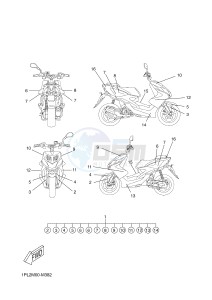 NS50N AEROX NAKED (1PL4 1PL4) drawing GRAPHIC & EMBLEM