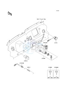 KRF 750 L [TERYX 750 FI 4X4 LE SPORT MONSTER ENERGY] (L9F-L9FA) L9FA drawing IGNITION SWITCH