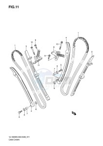 VL1500 (E3-E28) drawing CAM CHAIN