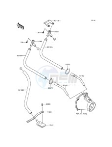 JET SKI ULTRA LX JT1500KGF EU drawing Bilge System