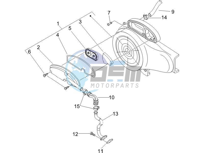 Secondairy air box