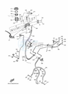 TRACER 9 MTT890 (B5U9) drawing FRONT MASTER CYLINDER