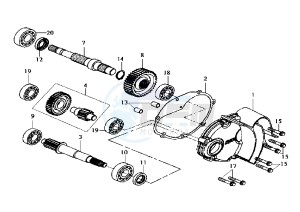 JOYRIDE EU2 - 125 cc drawing GEAR GROUP