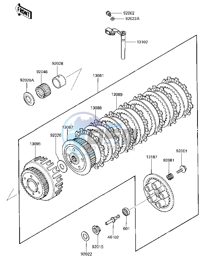 CLUTCH -- ZX600AE051067-- -