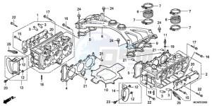 GL1800A Australia - (U) drawing CYLINDER HEAD