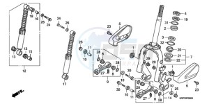 SCV100F9 Turkey - (TU) drawing FRONT FORK