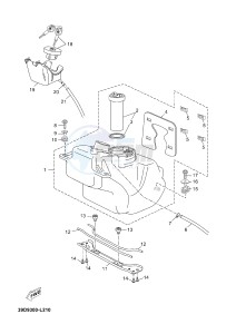 YP125RA (ABS) X-MAX125 ABS X-MAX125 ABS (2ABD) drawing FUEL TANK