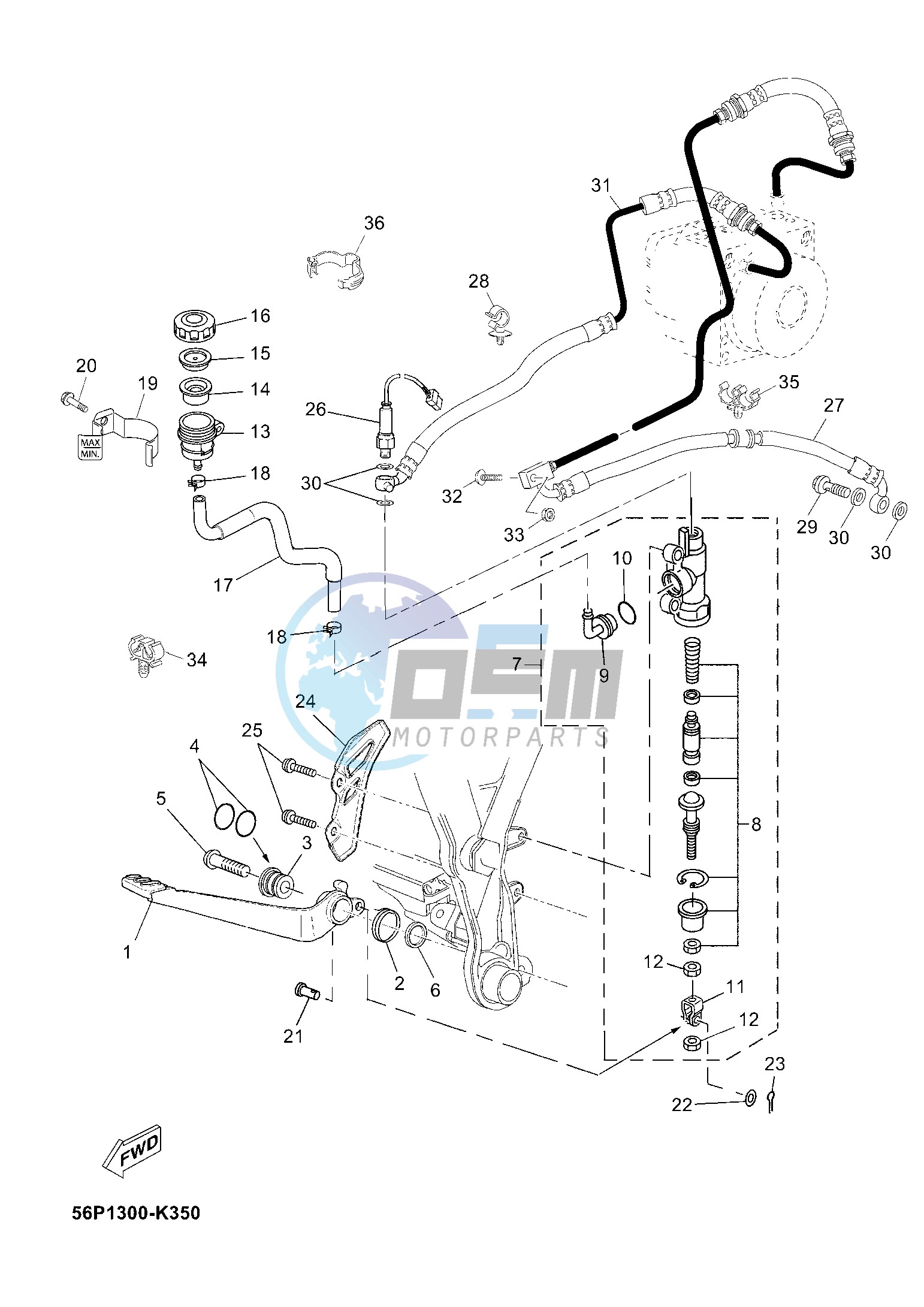 REAR MASTER CYLINDER