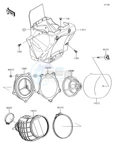 KX85 KX85CEF EU drawing Air Cleaner