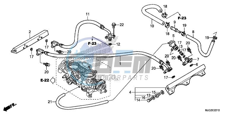 THROTTLE BODY ( TUBI NG)