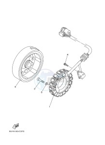 YFM350FWA GRIZZLY 350 4WD (1SG2) drawing GENERATOR