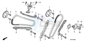 XL125VA E / MKH drawing CAM CHAIN/TENSIONER