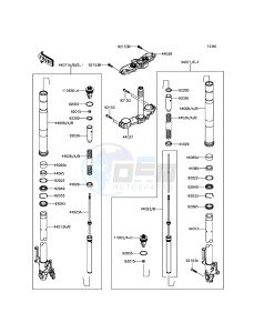 Z800_ABS ZR800BEF FR GB XX (EU ME A(FRICA) drawing Front Fork