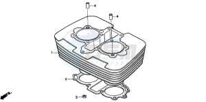 CMX250C REBEL drawing CYLINDER