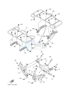 YFM550FWAD YFM5FGPAD GRIZZLY 550 EPS (1HSJ) drawing GUARD