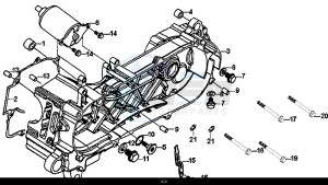 SYMPHONY SR 125 (AZ12W4-EU) (L7-M0) drawing L. CRANK CASE