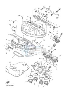 YZF-R6 600 R6 (2CXM 2CXN) drawing INTAKE