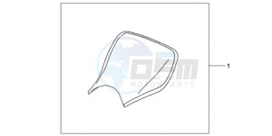 CBR1000RRA UK - (E / MKH) drawing E-SEAT