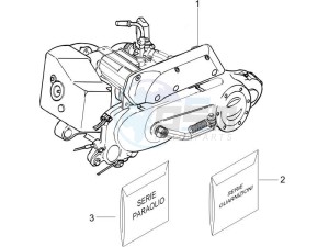 Typhoon 50 drawing Engine assembly