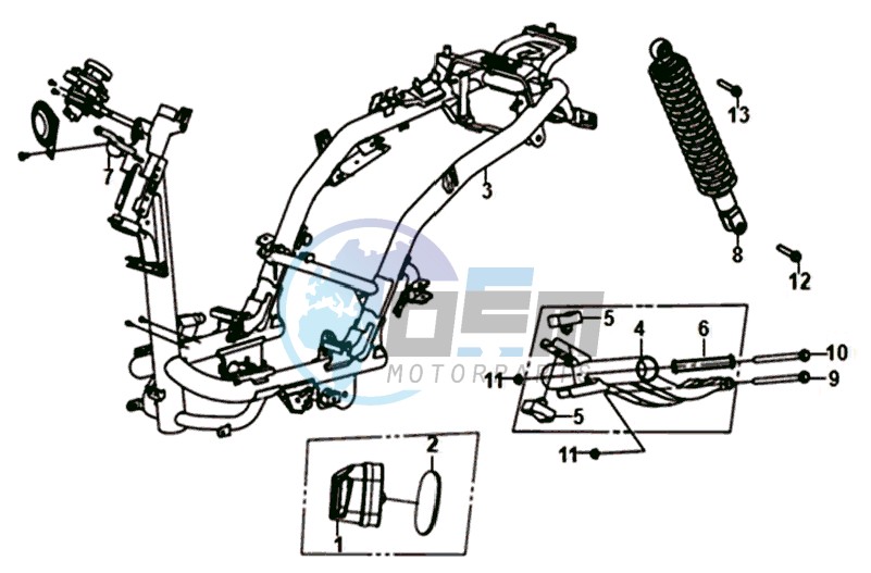 FRAME / ENGINE MOUNT