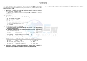 YXM700E YXM700PHE MP 700 EPS (1XP9) drawing .4-Content