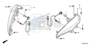 SH300D SH300i UK - (E) drawing FRONT WINKER