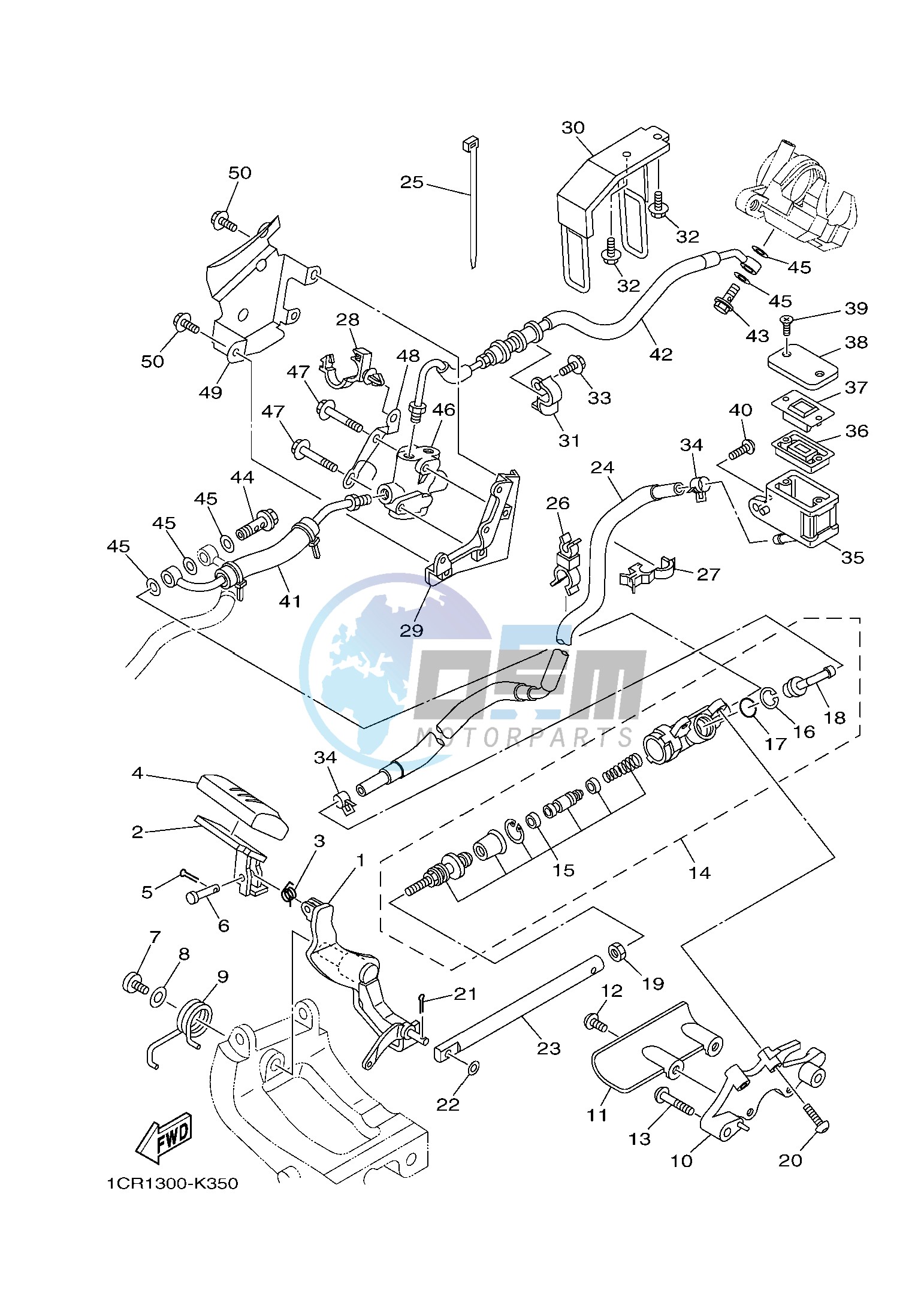 REAR MASTER CYLINDER