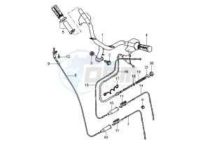 EW SLIDER 50 drawing STEERING HANDLE -CABLE