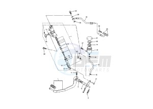 FZ6 FAZER ABS 600 drawing REAR MASTER CYLINDER