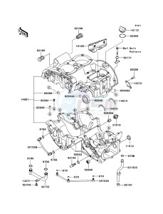 W800 EJ800ABF GB XX (EU ME A(FRICA) drawing Crankcase