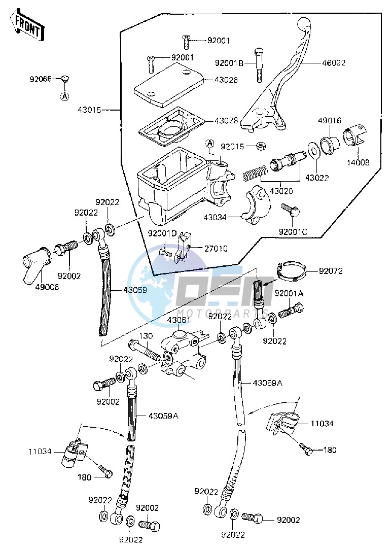 FRONT MASTER CYLINDER