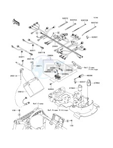 KVF 650 H [BRUTE FORCE 650 4X4I] (H7F-H8F) H8F drawing CHASSIS ELECTRICAL EQUIPMENT