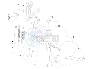 MP3 500 SPORT BUSINESS ABS E3-E4 (NAFTA)2 drawing Stand/s