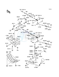 MULE 3010 TRANS 4x4 DIESEL KAF950C7F EU drawing Shift Lever(s)