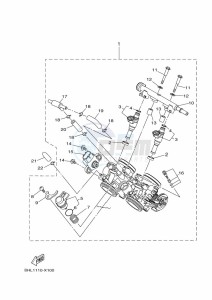 XTZ690 TENERE 700 (BMB9) drawing INTAKE 2