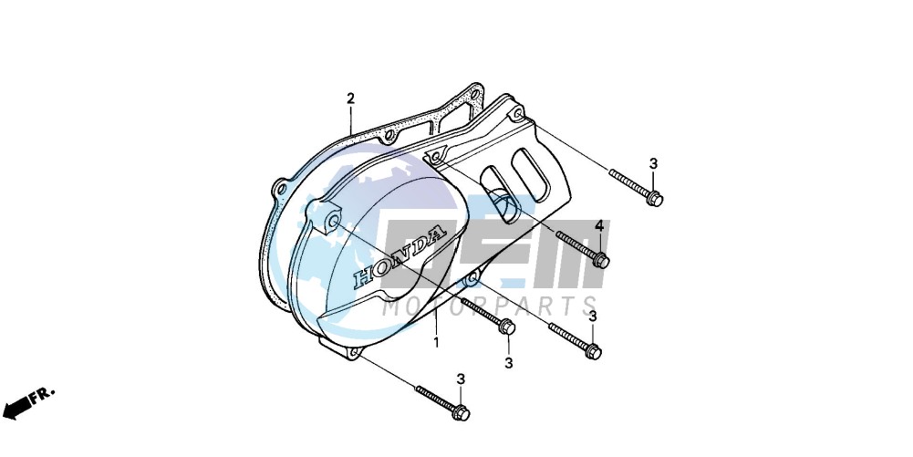 LEFT CRANKCASE COVER