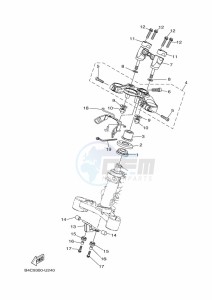 MT-07 ABS MTN690-U (B8M3) drawing STEERING