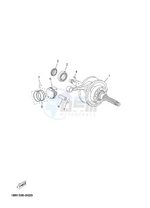 YPR125RA XMAX 125 ABS EVOLIS 125 ABS (2DMK 2DMK) drawing CRANKSHAFT & PISTON