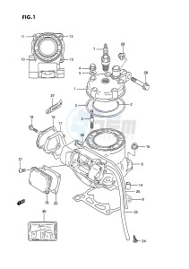 RM125 (E3) drawing CYLINDER