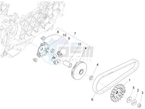 Liberty 125 4t 3v ie e3 (Vietnam ) Vietnam drawing Driving pulley