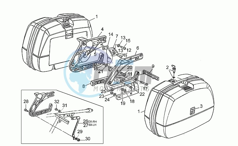 Saddlebags, pair