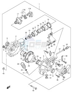 LT-A500F (E3-E28) drawing FINAL BEVEL GEAR (FRONT) (MODEL K2)