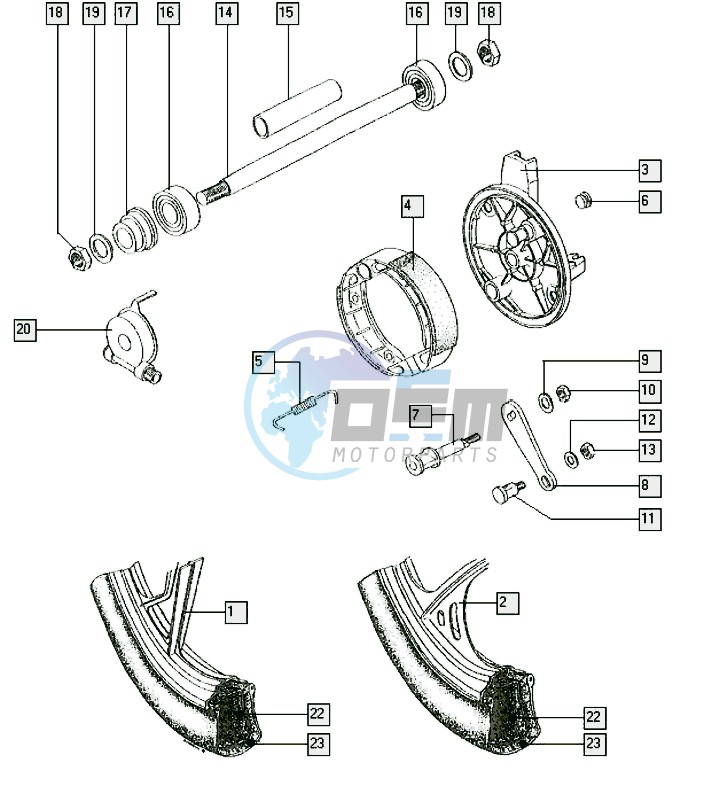 Front wheel-alu