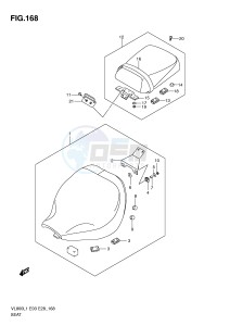 VL800 (E3-E28) VOLUSIA drawing SEAT (VL800CL1 E28)