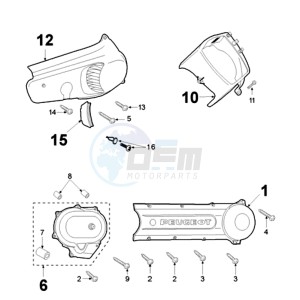 FOX GSXA EU drawing ENGINE COVER