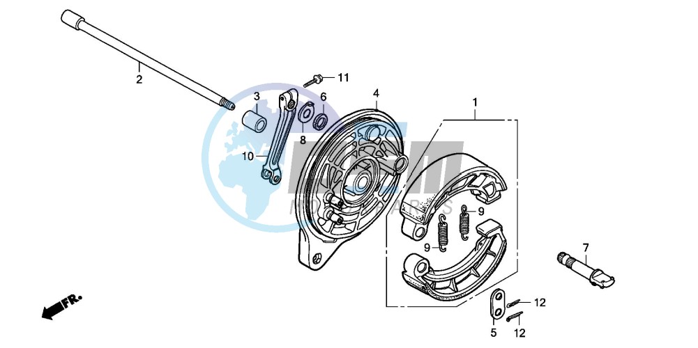 REAR BRAKE PANEL