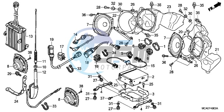 AUDIO UNIT (GL1800C/D/E/F/G)