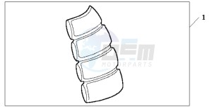 CBF1000A drawing TANK PAD 2